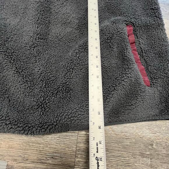 UA Under Armour‎ Virginia Tech Hokies Gray Men 2XL Deep Pile Fleece Snap Sweater - Picture 7 of 9